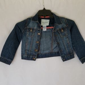 Thoughskins girls jean jacket size med distressed